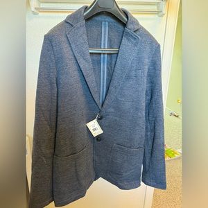 Faherty Inlet Knit Blazer - Men’s Medium - Deep Navy Melange - new w tags